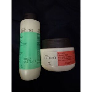 Natura Lumina curly hair, creamy shampoo and hair mask